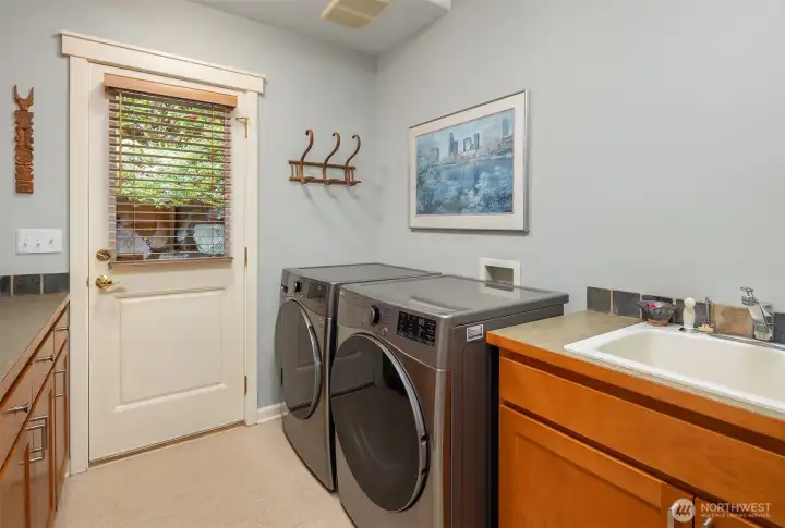Large utility room with ample storage