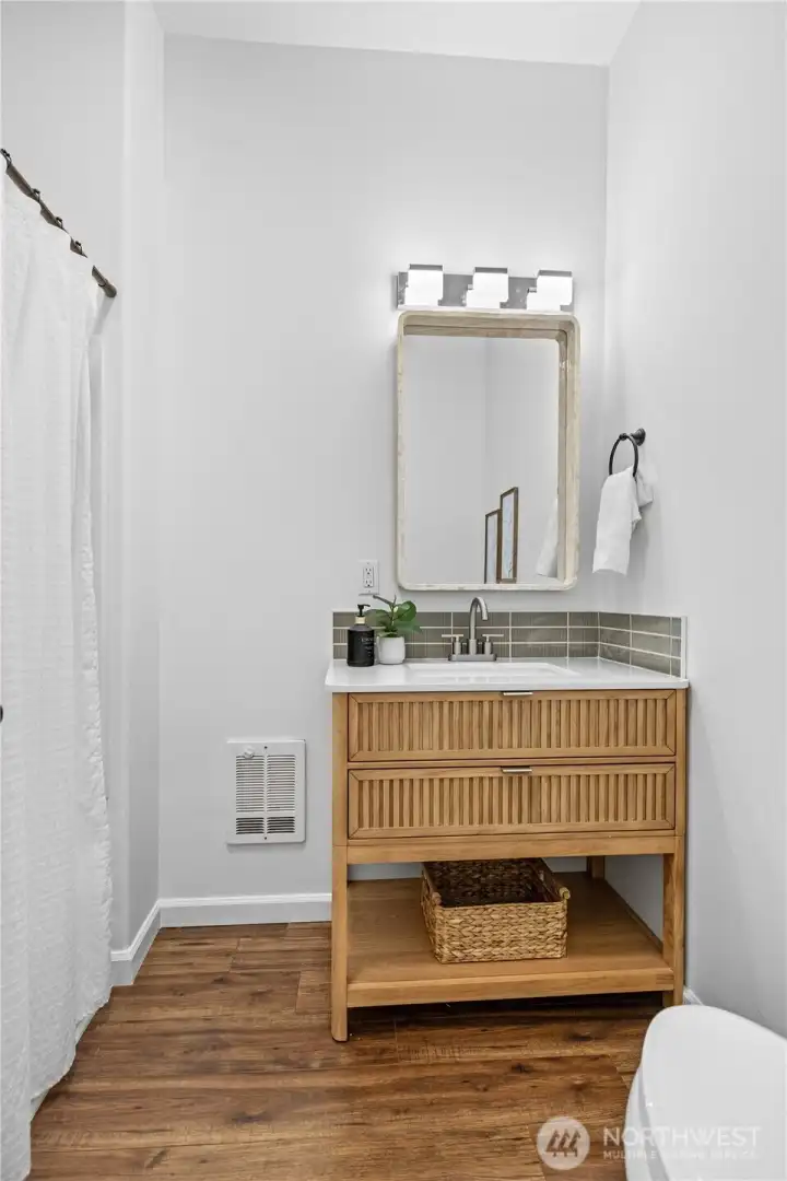 Remodeled ADU bathroom