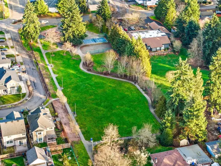 Also at Canterbury Park is green space offering room to play, walk, and enjoy the outdoors.