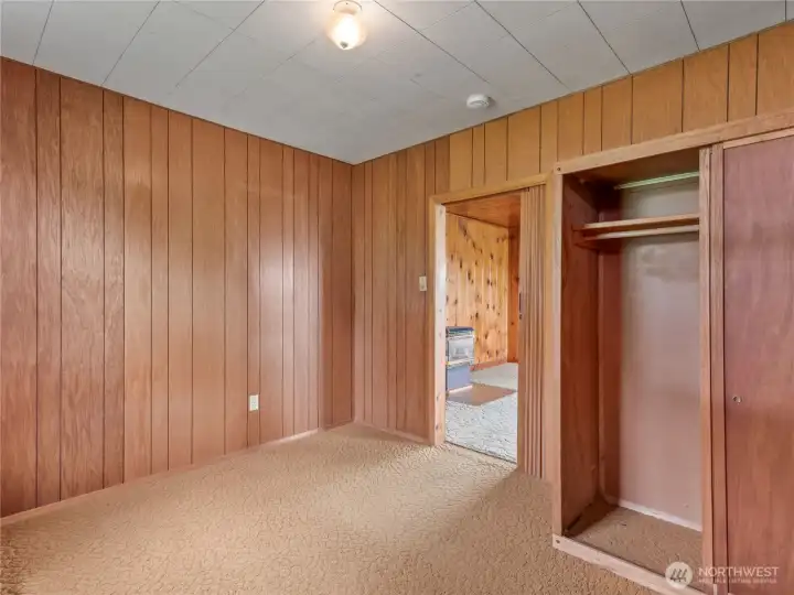 First bedroom off living room.