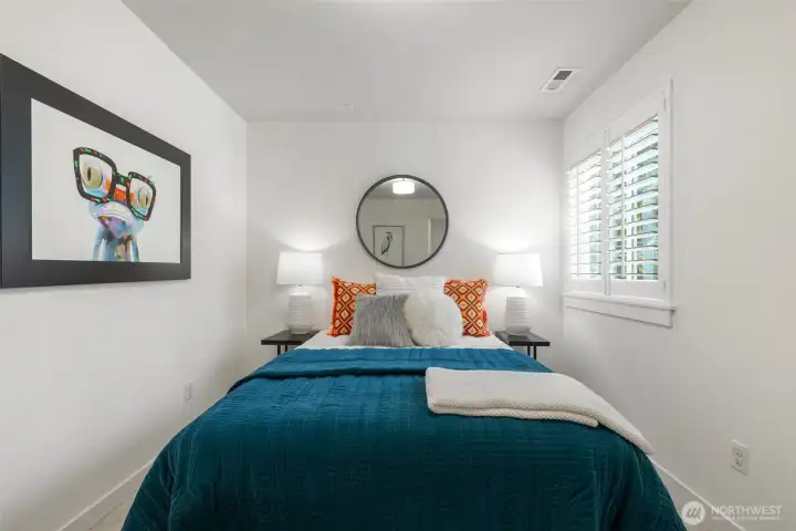 1 of 3 bedrooms upstairs