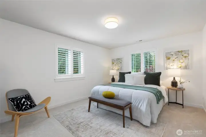 2 of 3 bedrooms upstairs