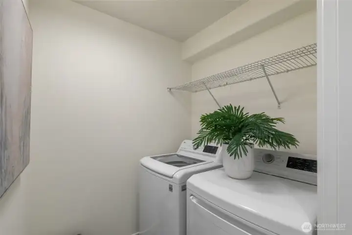 Upstairs laundry