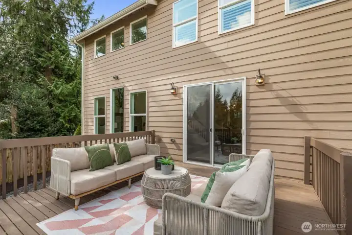 Step outside to dinner al fresco on the deck with a fully fenced, level backyard where memories are made.