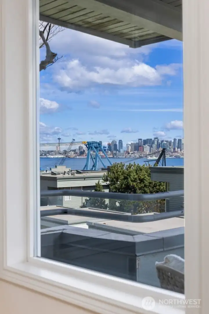 Views from all windows.