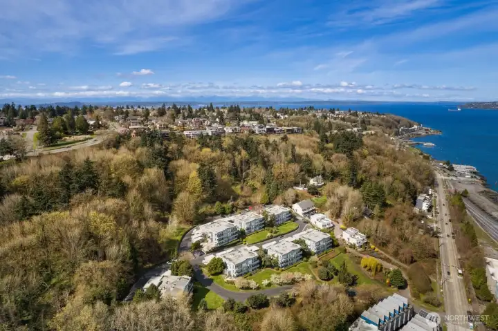 Located close to Seattle water taxi near Salty's.