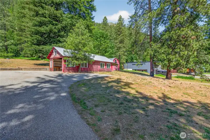 Garage and workshop