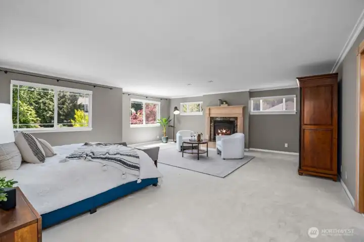 Huge Primary with Fireplace Huge Primary with Fireplace