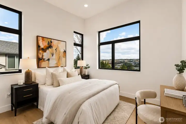 Upstairs Bedroom City View