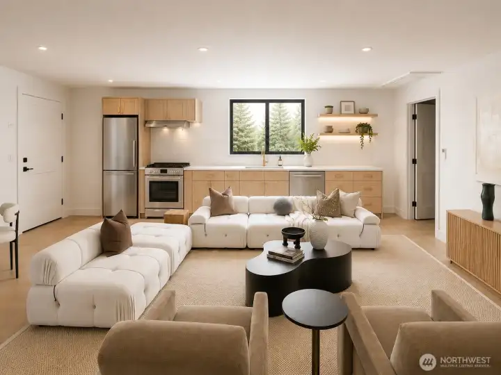 ADU with kitchen Option Available (Daylight Basement)