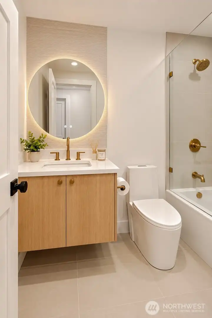Basement full bath