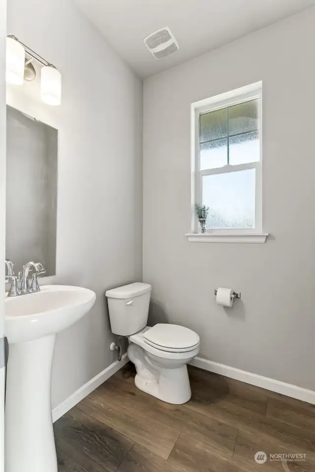 1st floor half bath