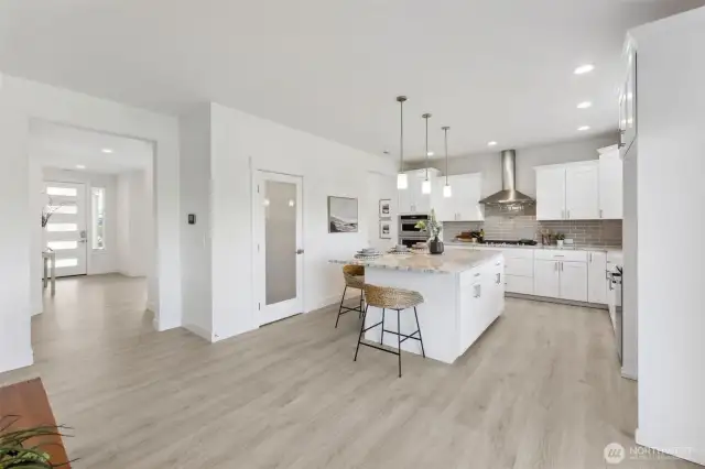 This is a general representation of floor plan and may vary from actual home constructed. Features in photos, upgrades, elevation, materials, dimensions and layout all subject to change without notice.