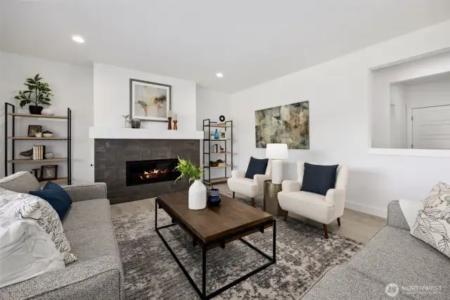 This is a general representation of floor plan and may vary from actual home constructed. Features in photos, upgrades, elevation, materials, dimensions and layout all subject to change without notice.