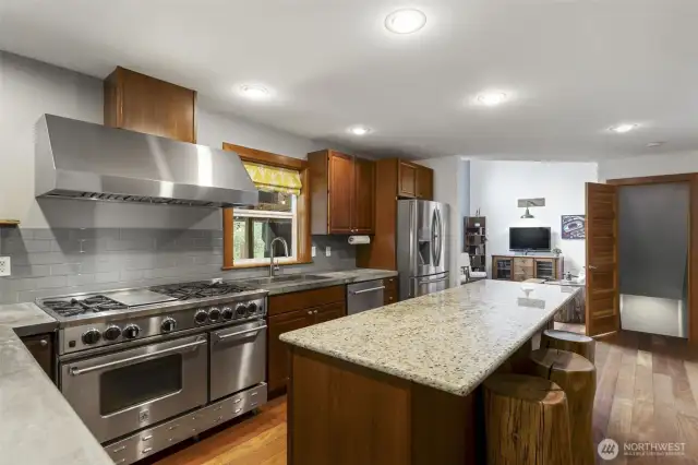 Incredible propane gas range!