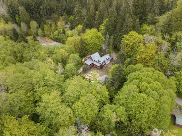 Lush woods to explore & provide privacy.