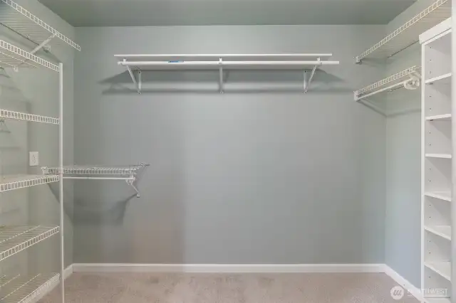 Large walk-in closet