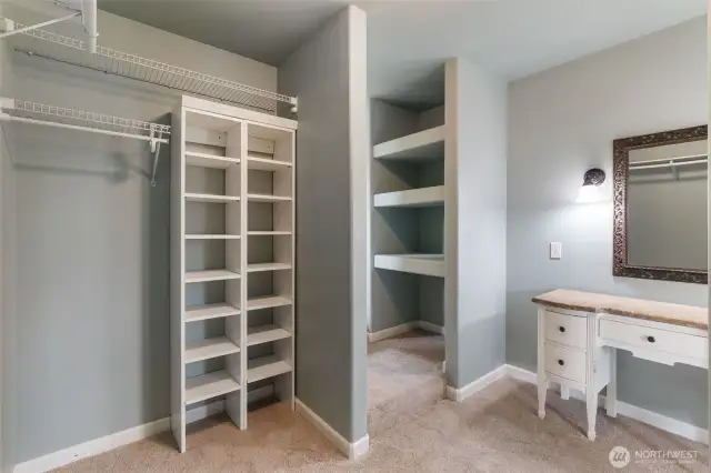 Another view, showing the features the primary bedroom has to offer!