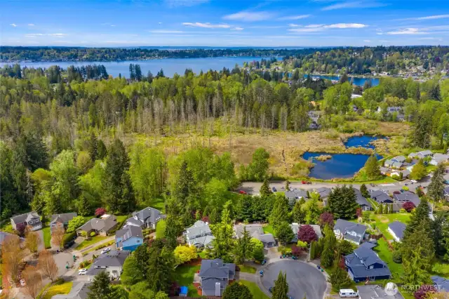 A stones throw from Lake Stevens, and backing up to wetlands. Convenience and privacy combined!