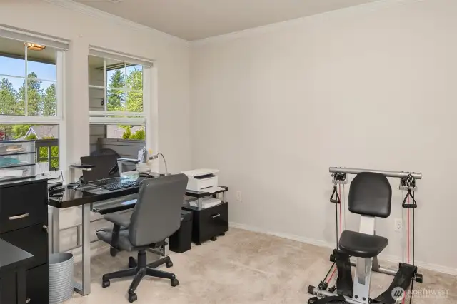 2nd Bedroom / Office   Has Double glass Doors