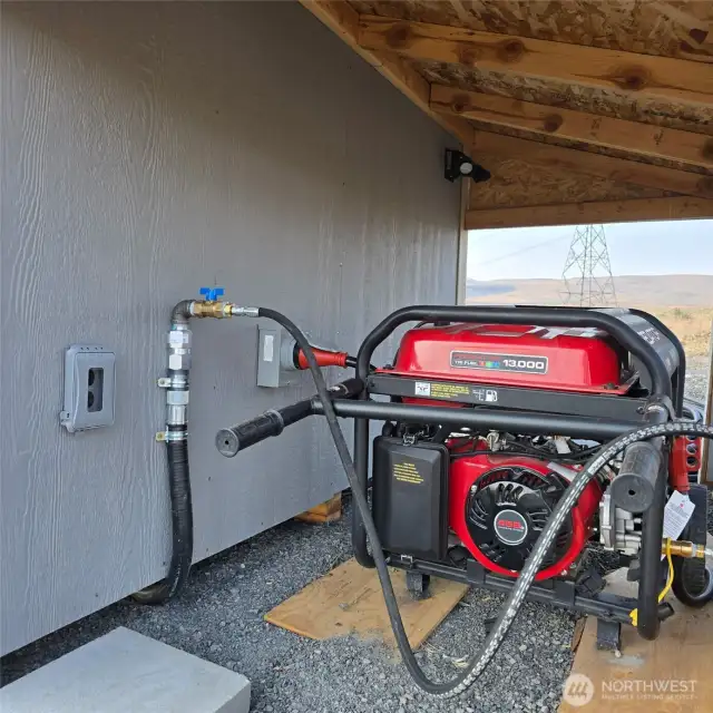 Tri-fuel 50 amp Generator for well house/pump house