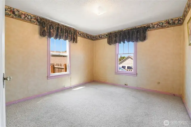 One bedroom on the main floor.