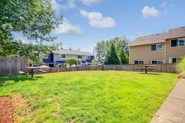 Community space is right next to this home!