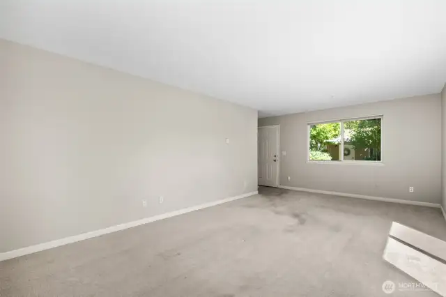 Living Room with Fresh Paint Throughout!