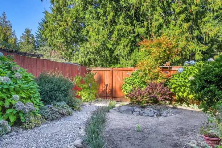 Gate leads to the Neighborhood Open Space
