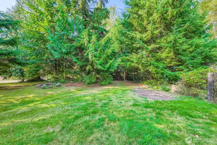 BEAUTIFUL PARK LIKE SETTING, POSSIBLE EQUESTRIAN AREA.