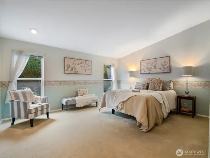 Airy and bright during the day and cozy and intimate when night falls.