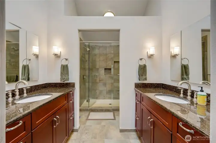 Primary bathroom.