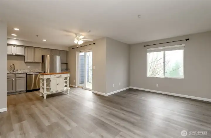 Living Room Dining Room Vacant