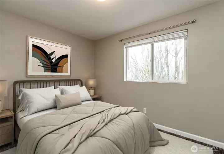 Bedroom #3 - Image virtually staged