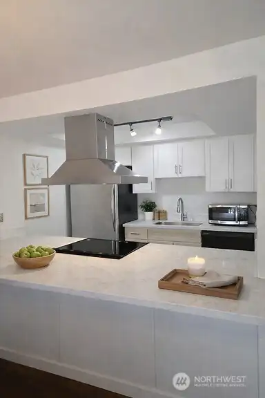 Remodeled kitchen