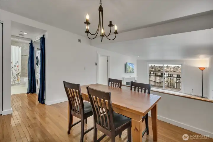 Dining room view from kitchen
