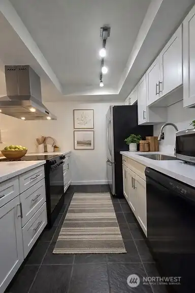 Remodeled kitchen