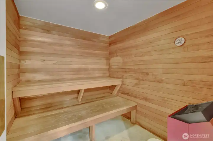 sauna room
