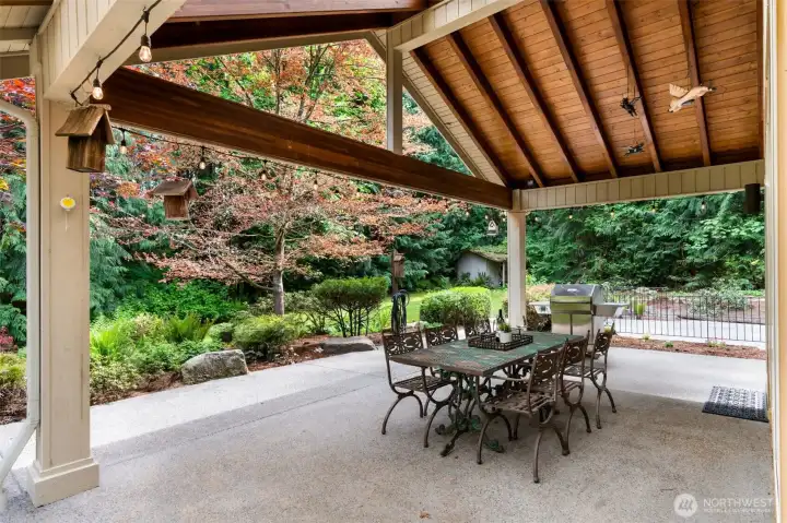 Stunning covered porch!