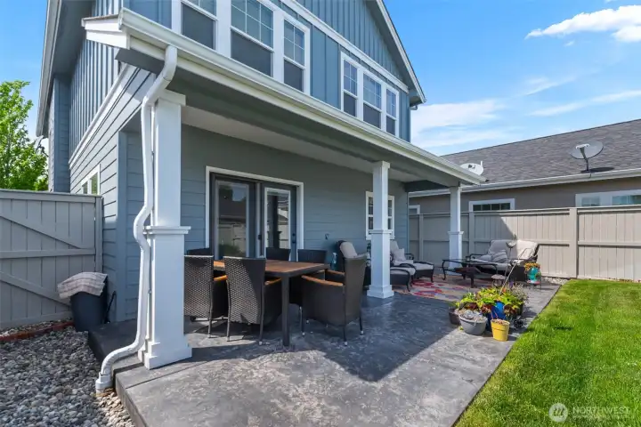 Covered patio