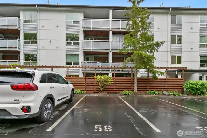 Reserved parking right outside your backyard! Reserved parking right outside your backyard!