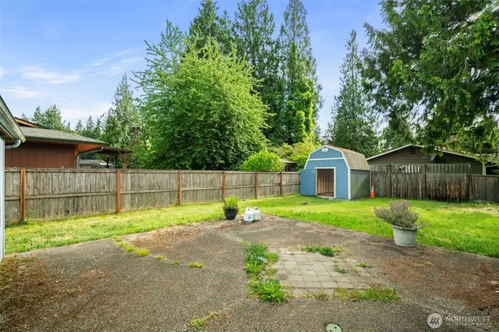 Backyard Patio Shed Backyard Patio Shed