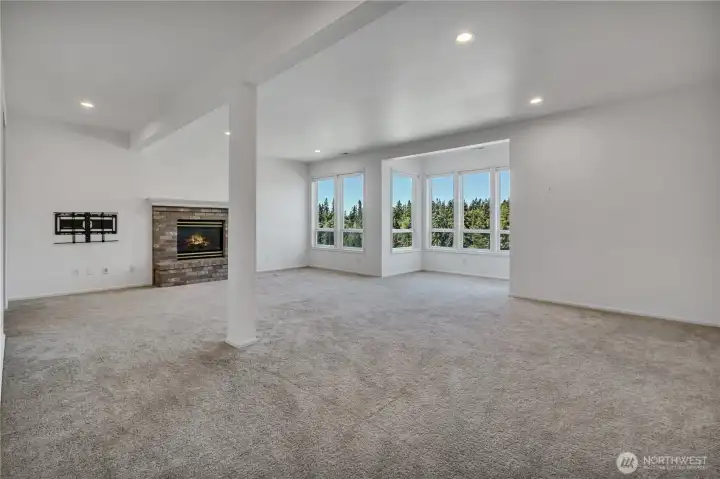 downstair family room