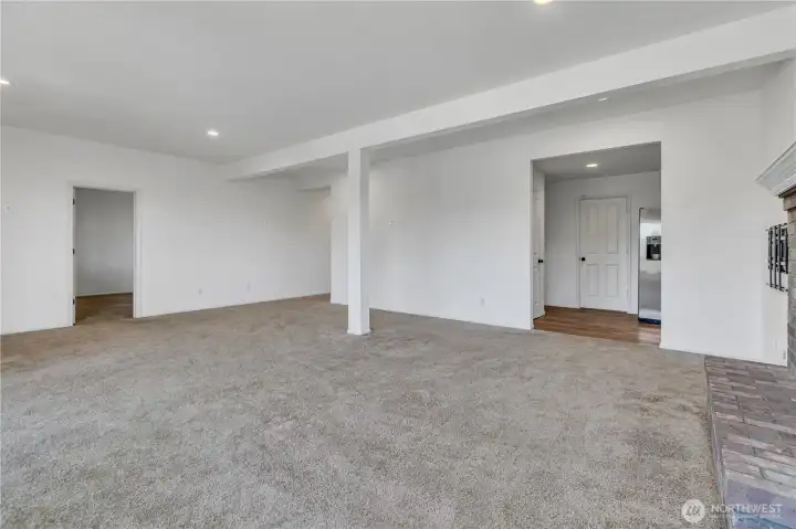downstair family room