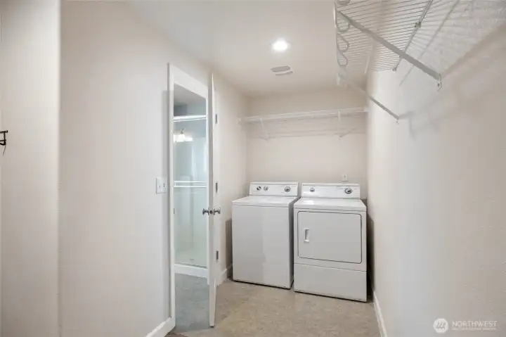 Upstairs Laundry room