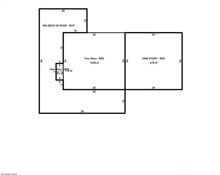 Outline of the buildings per Pacific County Tax Sifter. Outline of the buildings per Pacific County Tax Sifter.