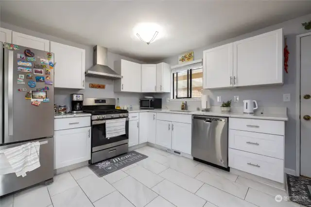 Remodeled kitchen