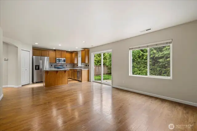 Kitchen with eating space