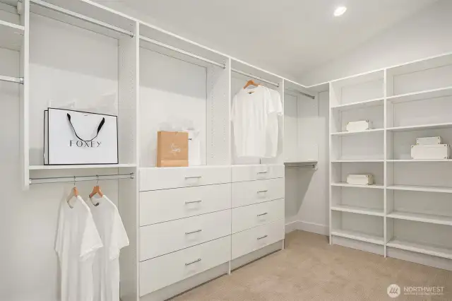 Large walk in closet
