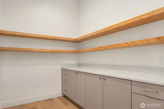 Large pantry off kitchen